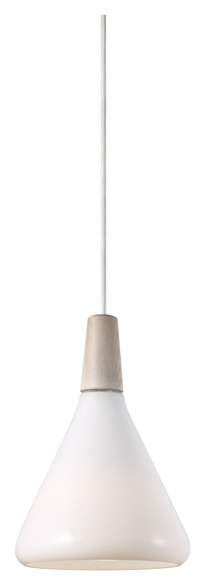 DFTP Nori 18 Pendant Luminaire, hvitt glass