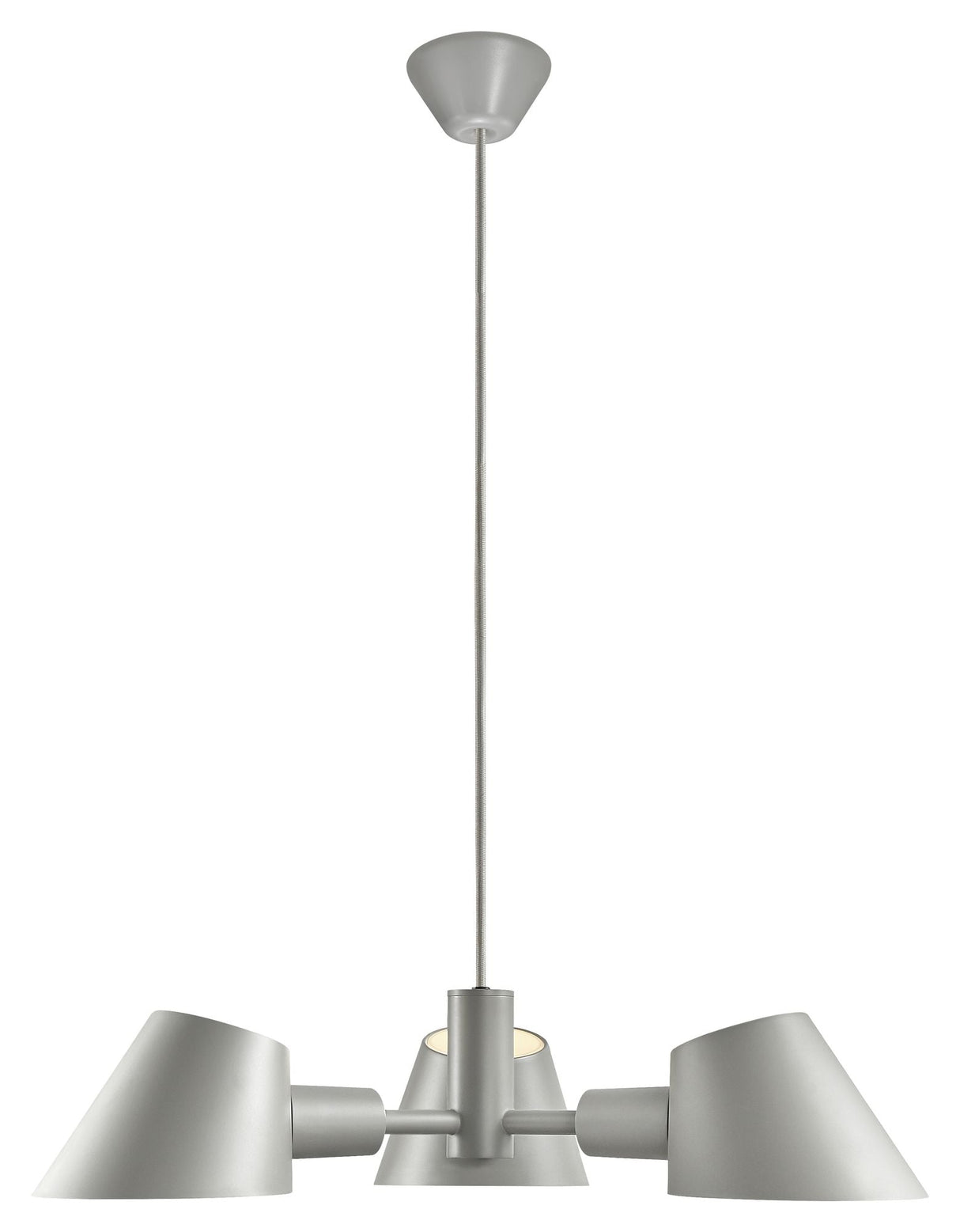 DFTP Stay Pendant Luminaire, Gray Aluminium