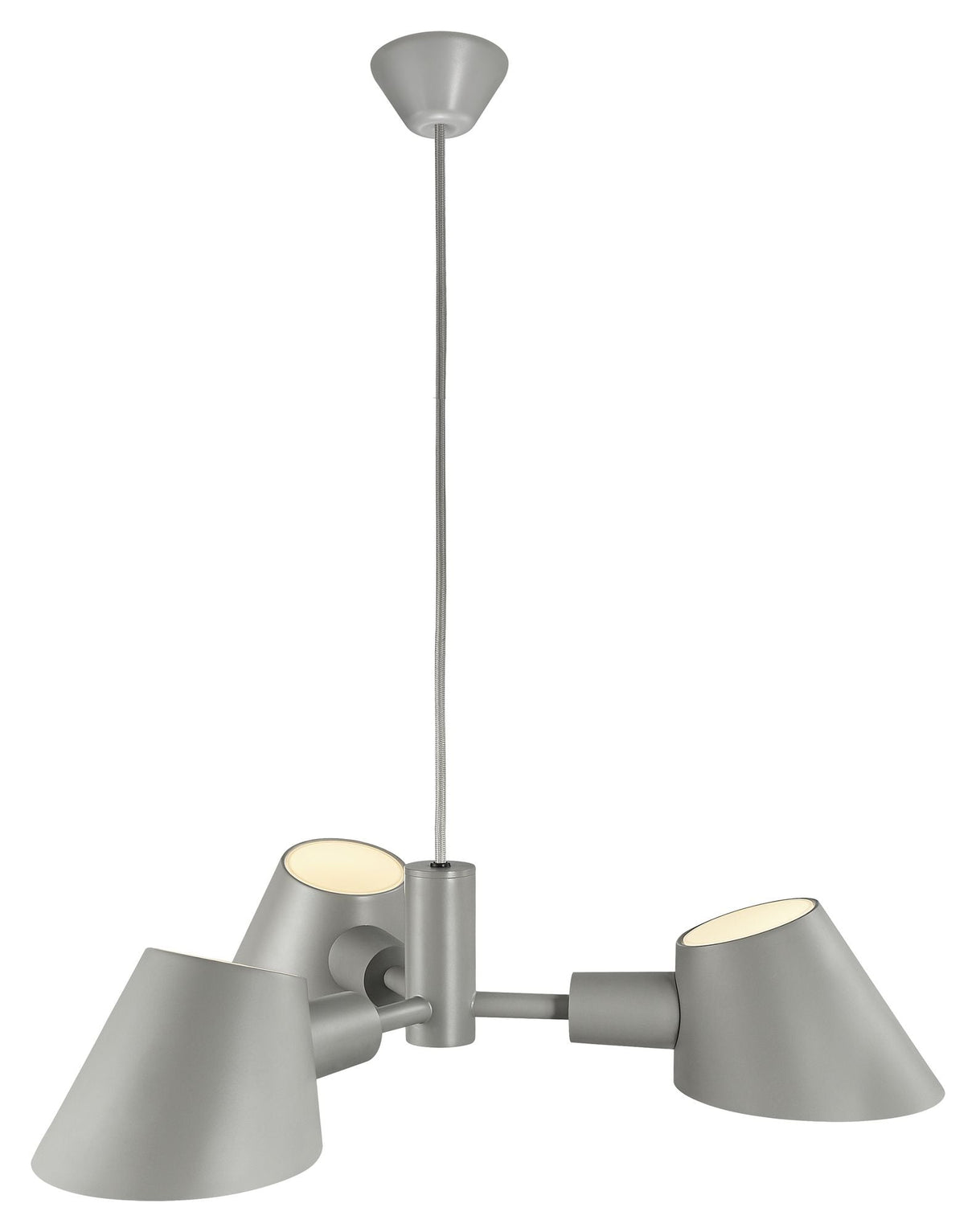 DFTP Stay Pendant Luminaire, Gray Aluminium