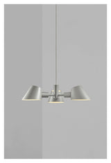 DFTP Stay Pendant Luminaire, Gray Aluminium