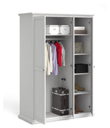 Paris garderobe 200x138 - hvit