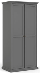 Paris garderobe 200x96 - Matte grå