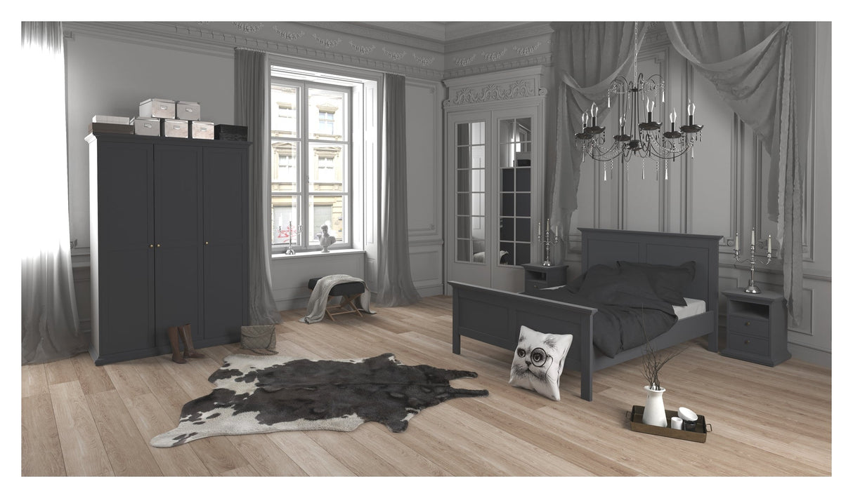 Paris nattbord - Mat Grey