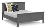 Paris Bed Frame 160x200 - Matte Grey