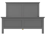 Paris Bed Frame 160x200 - Matte Grey