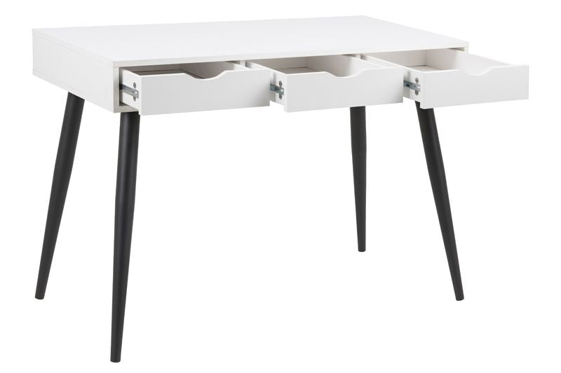 Piper Desk 110x50, hvit melamin