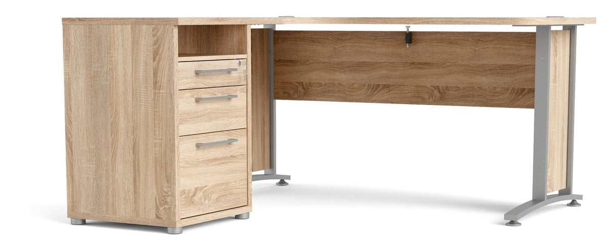 Prima Corner Desk - Lett tre