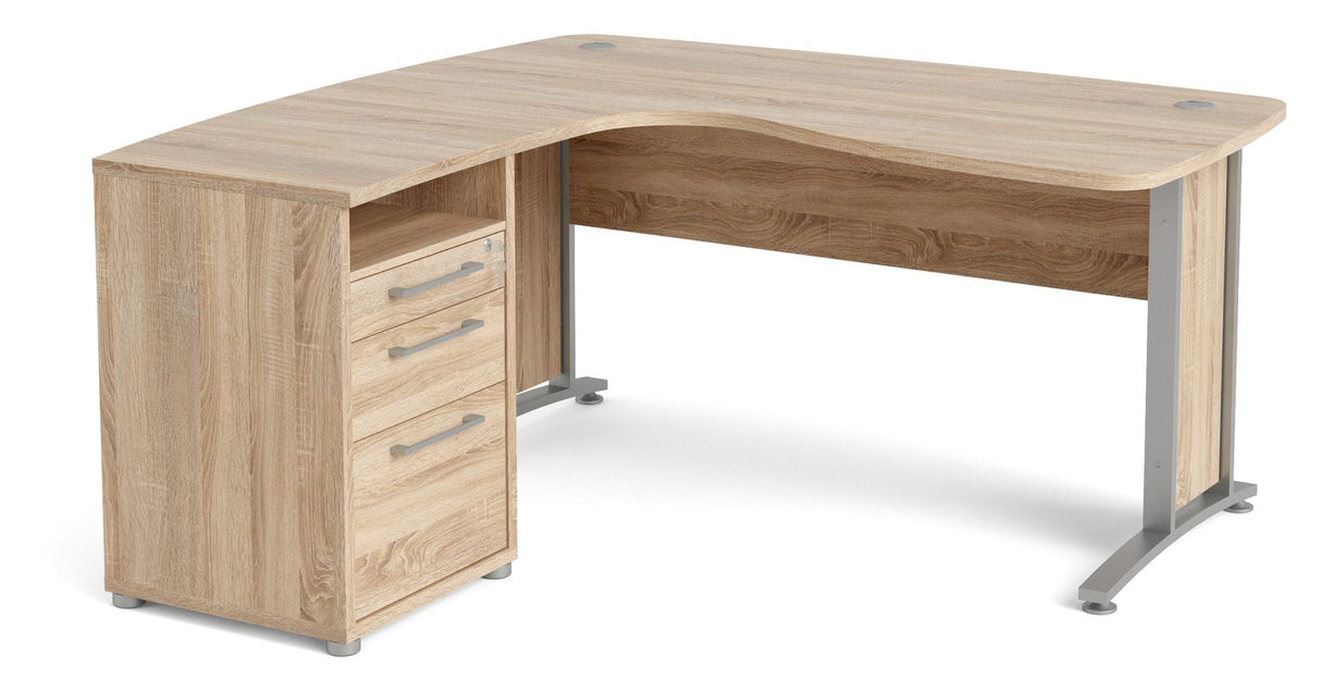 Prima Corner Desk - Lett tre