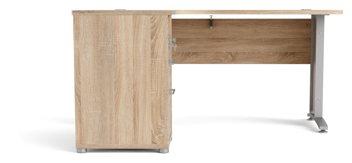 Prima Corner Desk - Lett tre