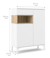 Roomers Sideboard - White B: 88