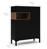 Roomers Sideboard - Black B: 88