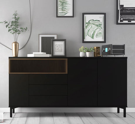 Roomers Sideboard 90x175 - Svart