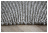 Auckland Wool Carpet, 200x290, Gray