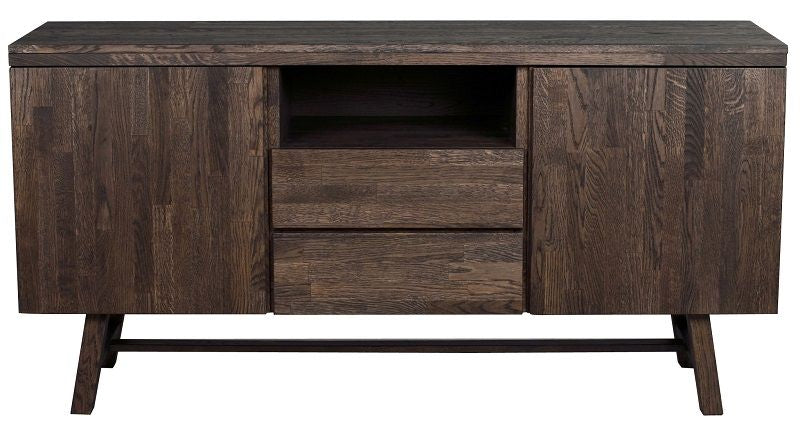 Brooklyn Sideboard - børstet mørk flekkete eik