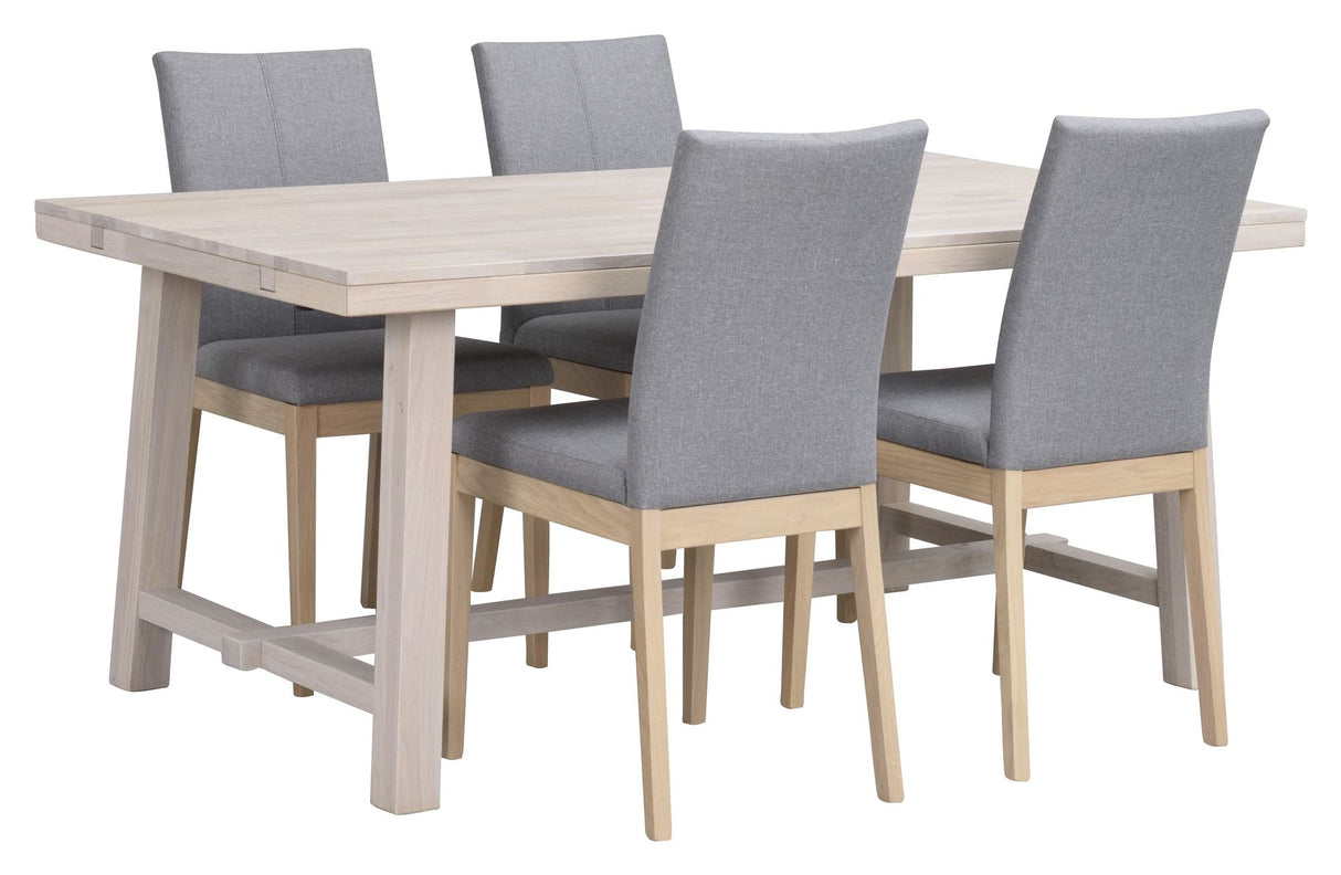 Brooklyn Dining Table 170x95 - White Washed Oak