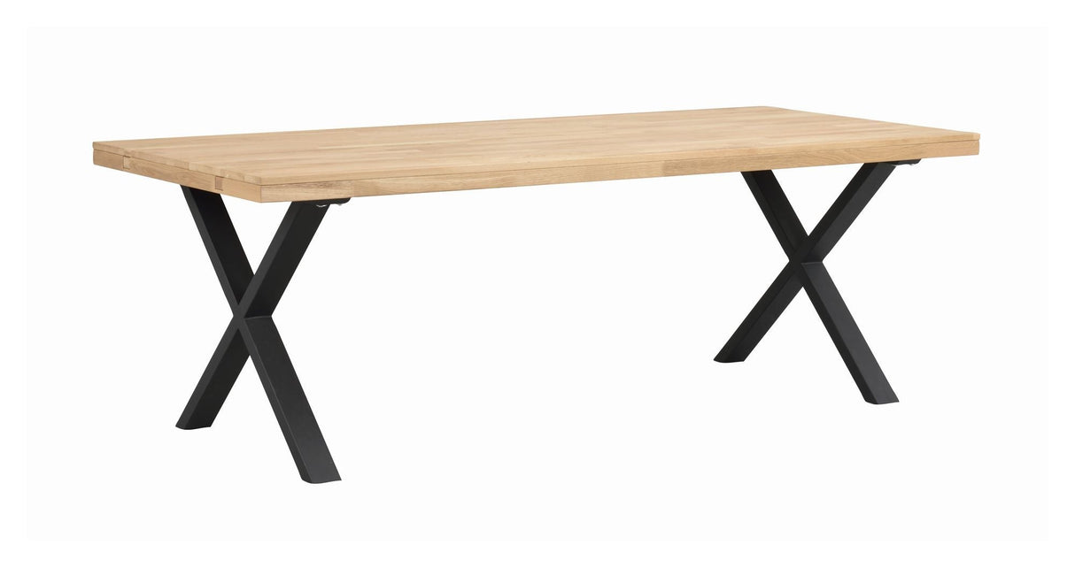 Brooklyn spisebord med X -Legs - Oak, 170x95