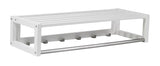 Confetti Hat Shelf m/Hanger Bar i White, B: 80