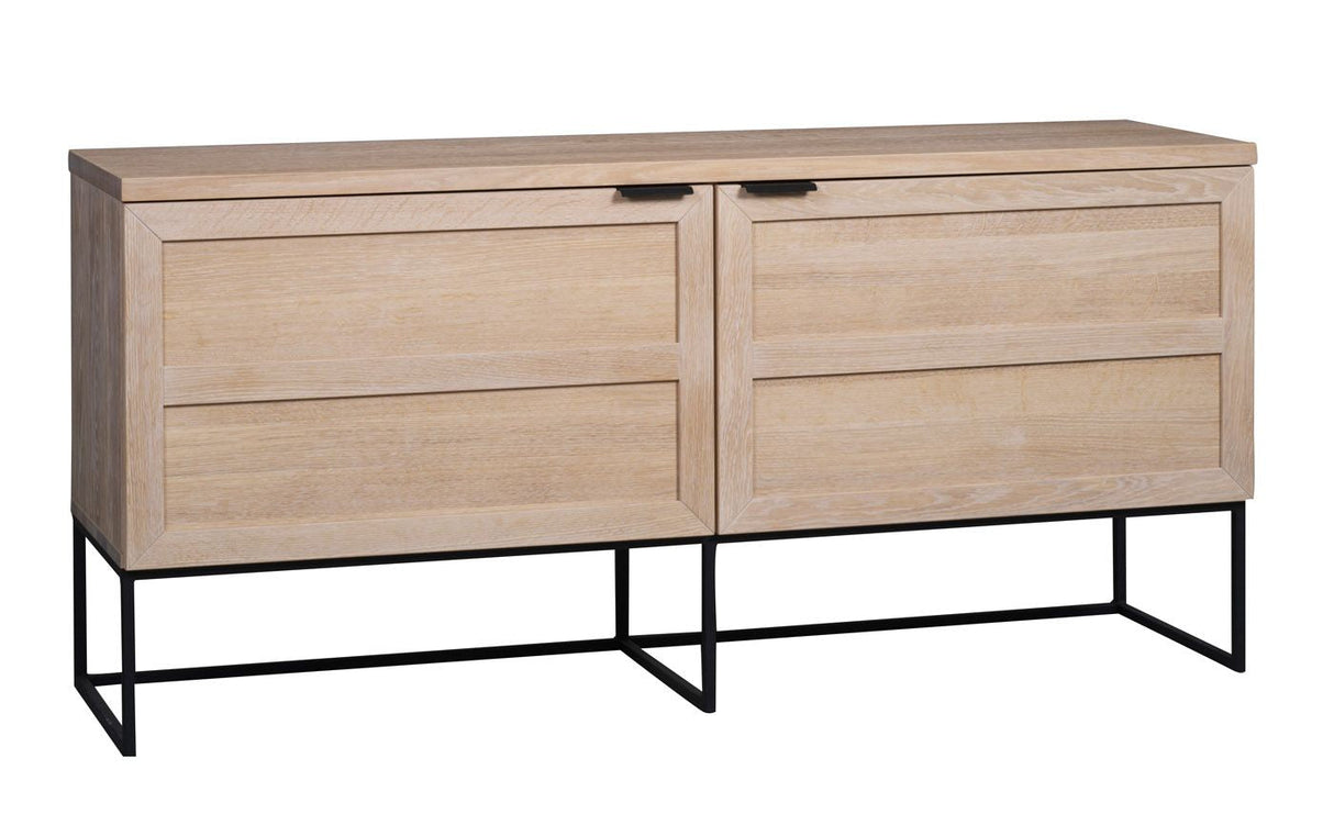 Everett Sideboard B160 cm - eik/svart