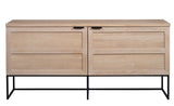 Everett Sideboard B160 cm - eik/svart