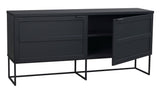 Everett Sideboard B160 cm - Svart - 100%® -sertifisert tre