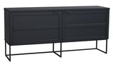 Everett Sideboard B160 cm - Svart - 100%® -sertifisert tre