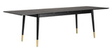 Fenwood Dining Table 180x90/260, svart