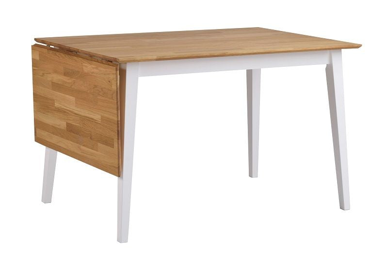 Filippa Folding Table - Oak/White 120x80