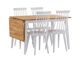 Filippa Folding Table - Oak/White 120x80