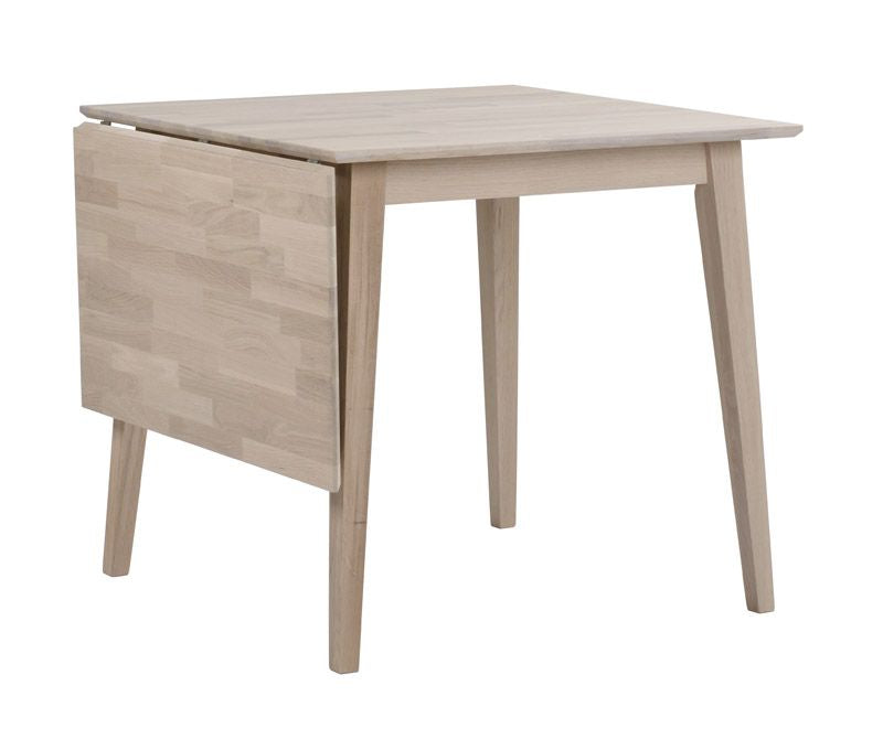 Filippa Folding Table - White Pigment Oak - 80x80