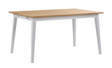 Filippa spisebord - Oljet eik/hvit - 140x90