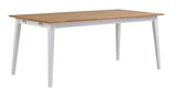 Filippa spisebord - Oljet eik/hvit - 180x90