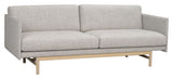 Hammond sofa, grå/hvit eik