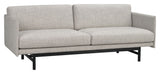 Hammond sofa, grå/svart eik