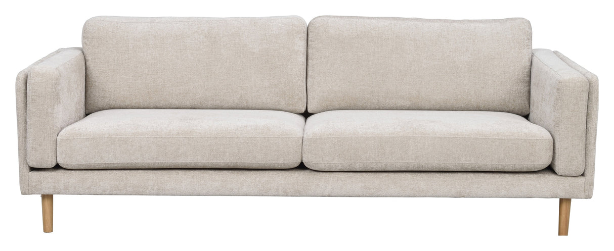 Braden, 3-termer. Sofa - beige/eik