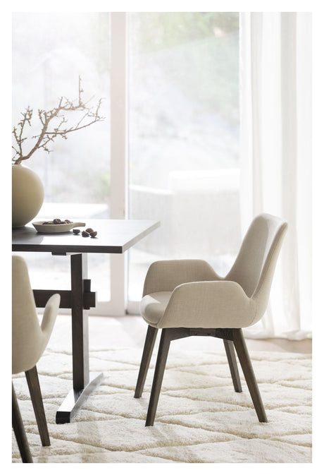 Drimsdale Dining Chair - Beige/Brown