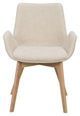 Drimsdale Dining Chair - Beige/Oak