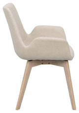 Drimsdale Dining Chair - Beige/White Pigmented