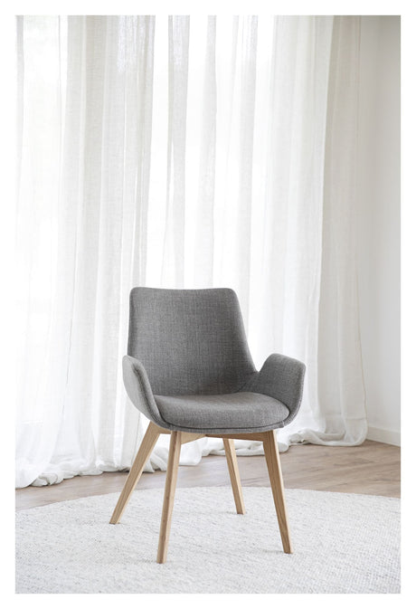 Drimsdale Dining Chair - Grå/eik