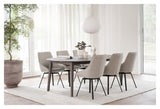 Filippa Dining Table 120/165 cm - Mørkbrun eik