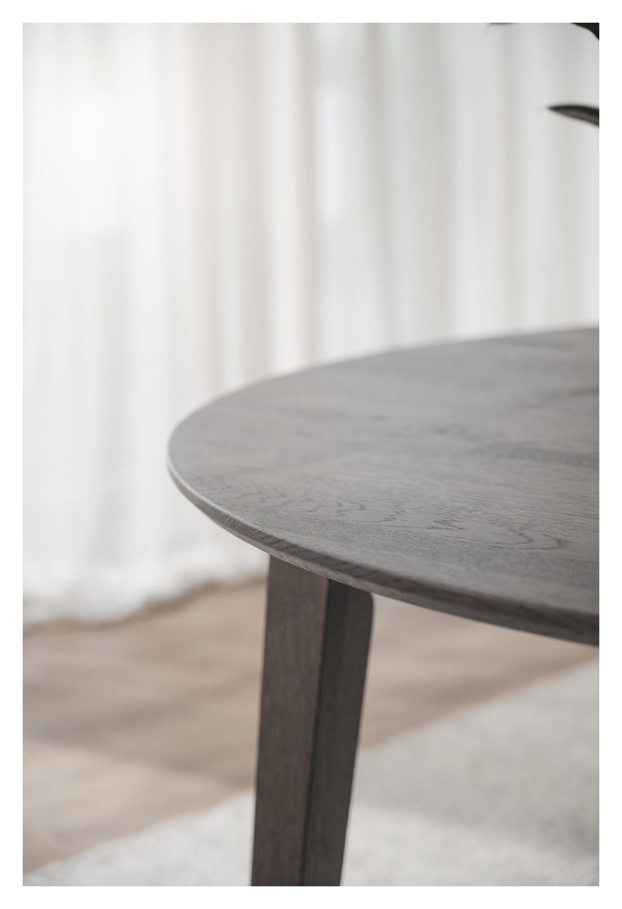 Filippa Dining Table 120/165 cm - Mørkbrun eik