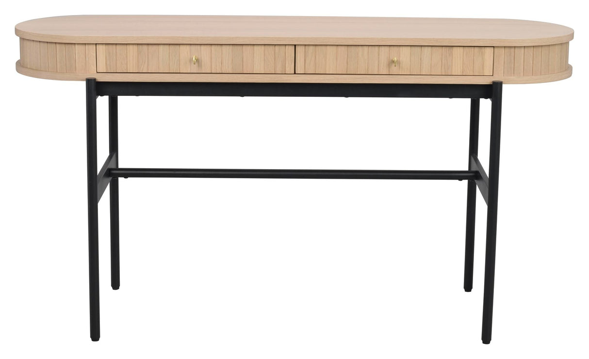 Haddington Desk - Hvit pigmentert eik