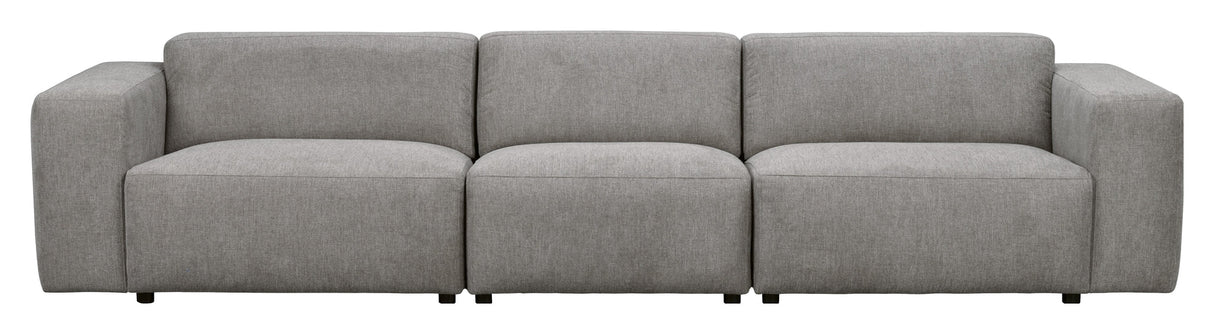 Willard, 4 pers. Sofa - grå/beige