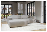 Willard Sofa 3-seters w. sjesel lang, venstre, lett beige stoff