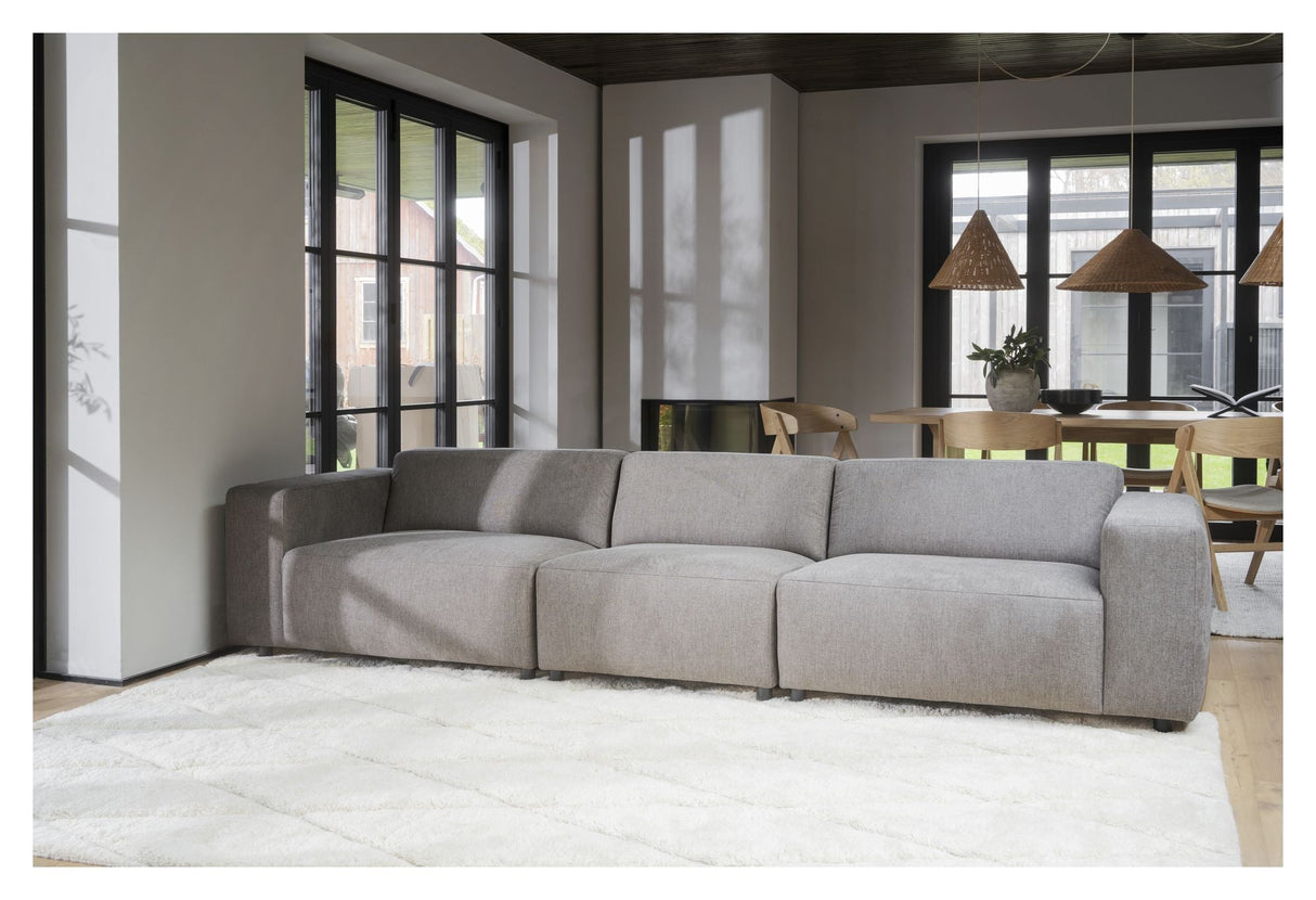 Willard Sofa 4-pers. Beige stoff