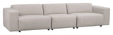 Willard Sofa 4-pers. Lett beige stoff