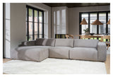 Willard Sofa 4-seters w. Chaise Longue, til venstre, beige stoff