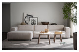 Willard Sofa 4-seters w. sjesel lang, venstre, lett beige stoff