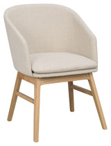 Windham Dining Chair - Beige/Oak