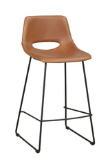 Manning Bar Stool, Cognac PU