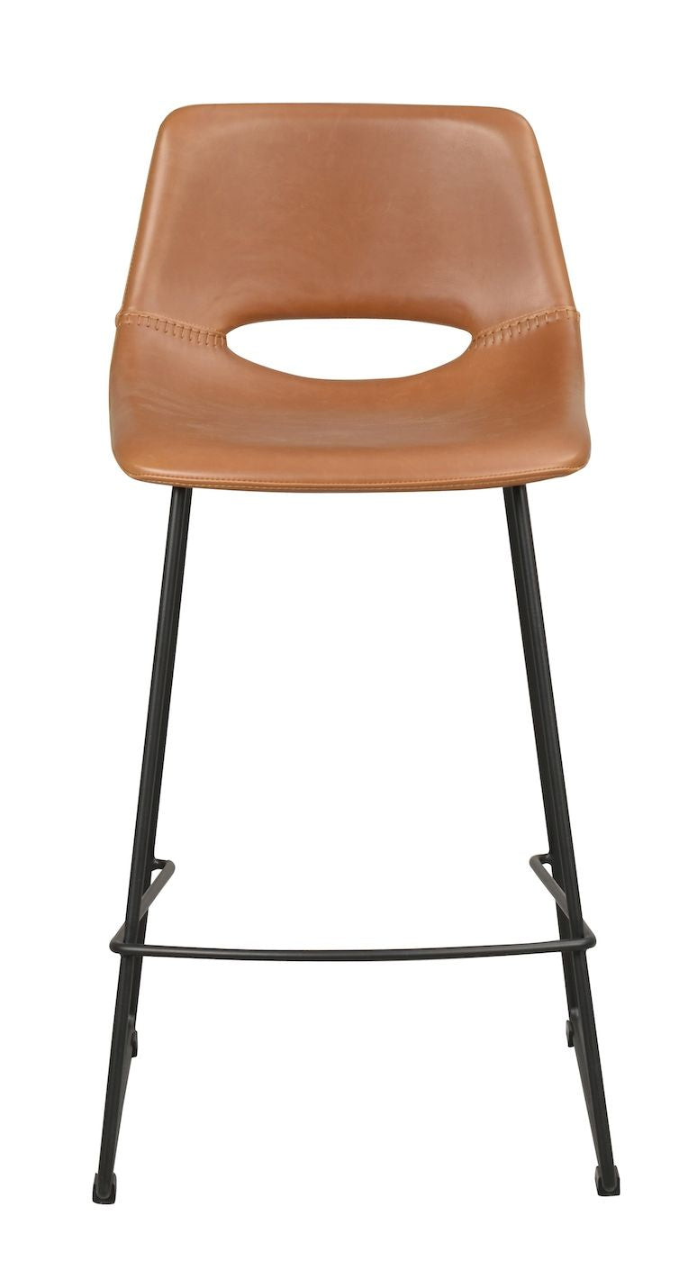 Manning Bar Stool, Cognac PU